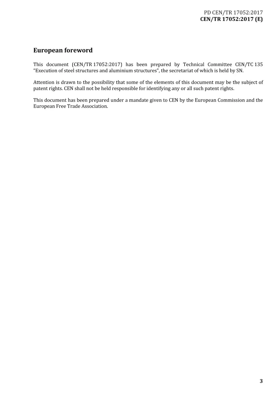 BS PD CEN/TR 17052:2017 BS PD CEN/TR 17052:2017 pdf