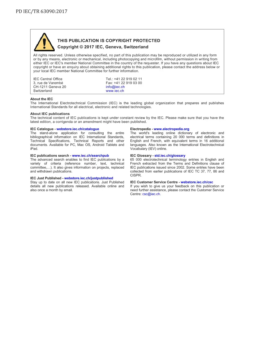 BS PD IEC/TR 63090:2017 pdf