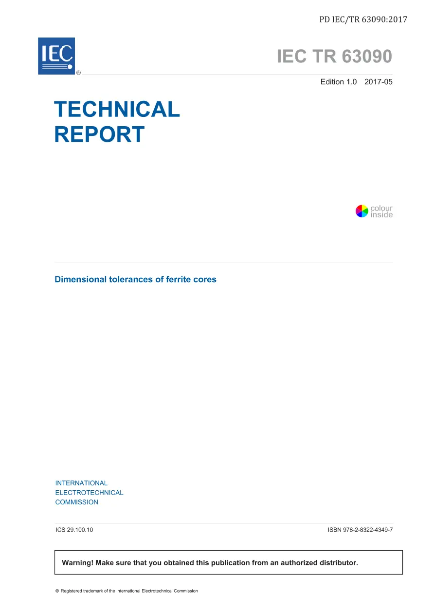 BS PD IEC/TR 63090:2017 pdf