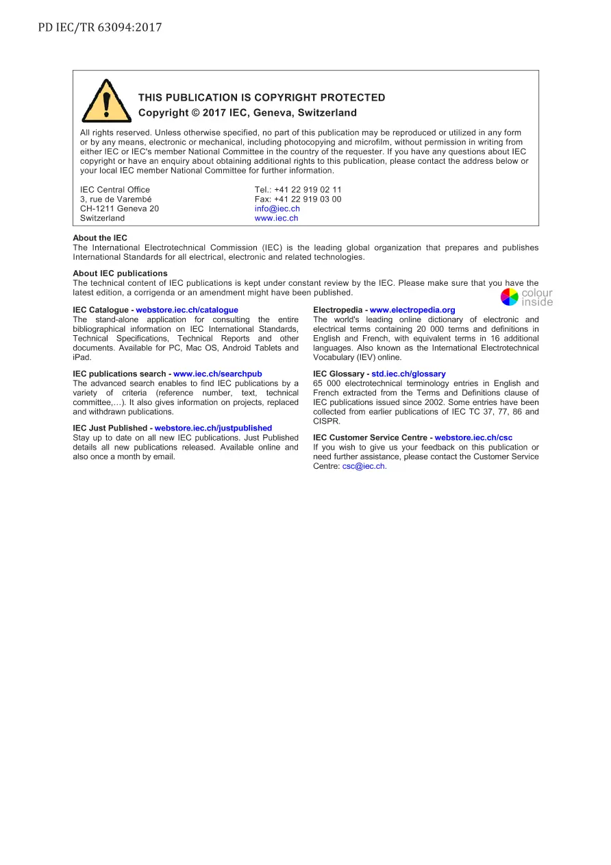 BS PD IEC/TR 63094:2017 BS PD IEC/TR 63094:2017 pdf