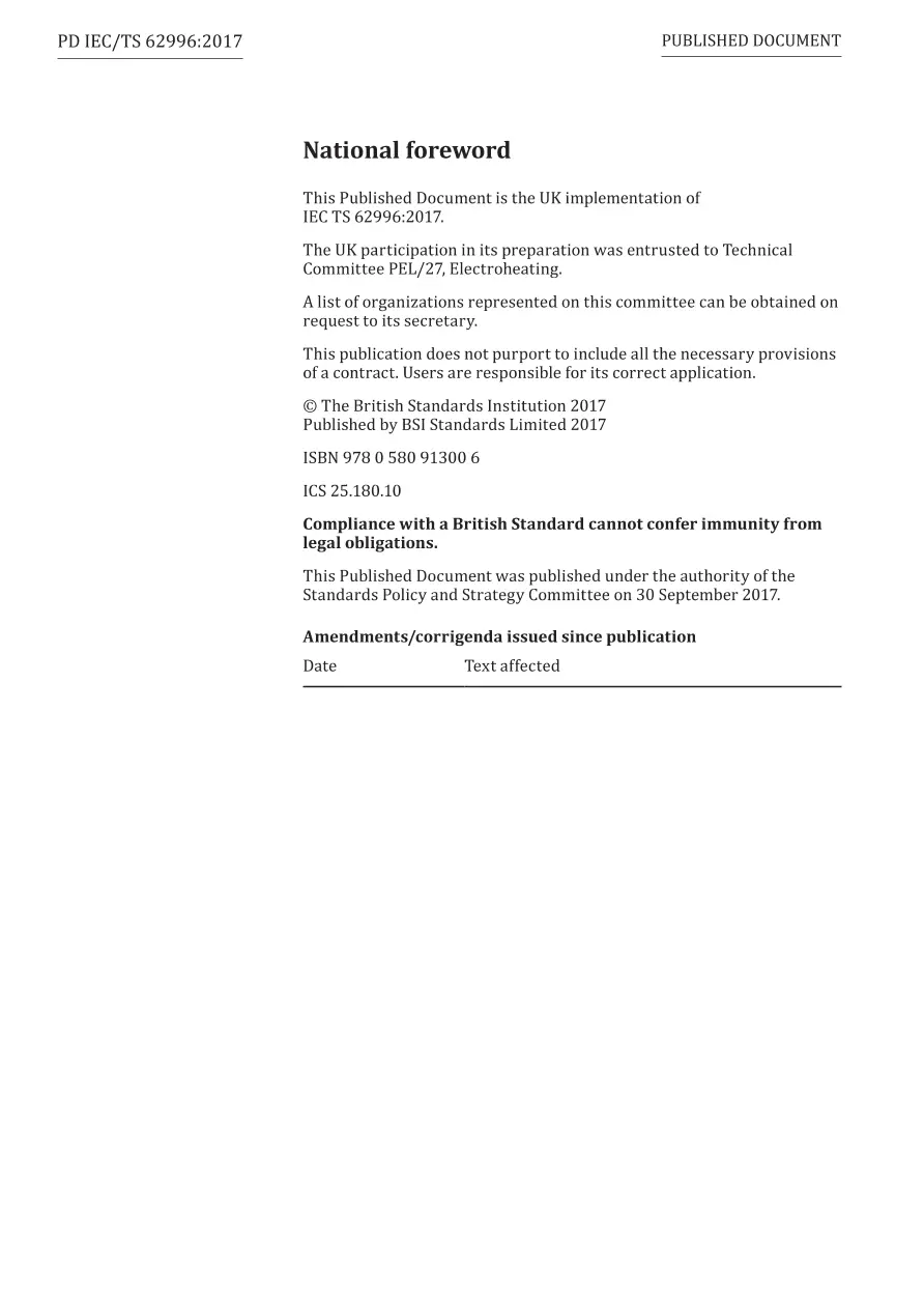 BS PD IEC/TS 62996:2017 BS PD IEC/TS 62996:2017 pdf