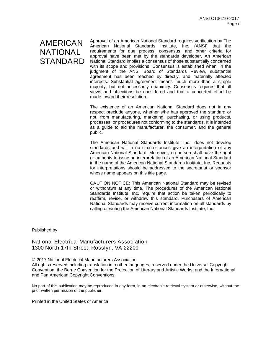 ANSI C136.10-2017 ANSI C136.10-2017 pdf