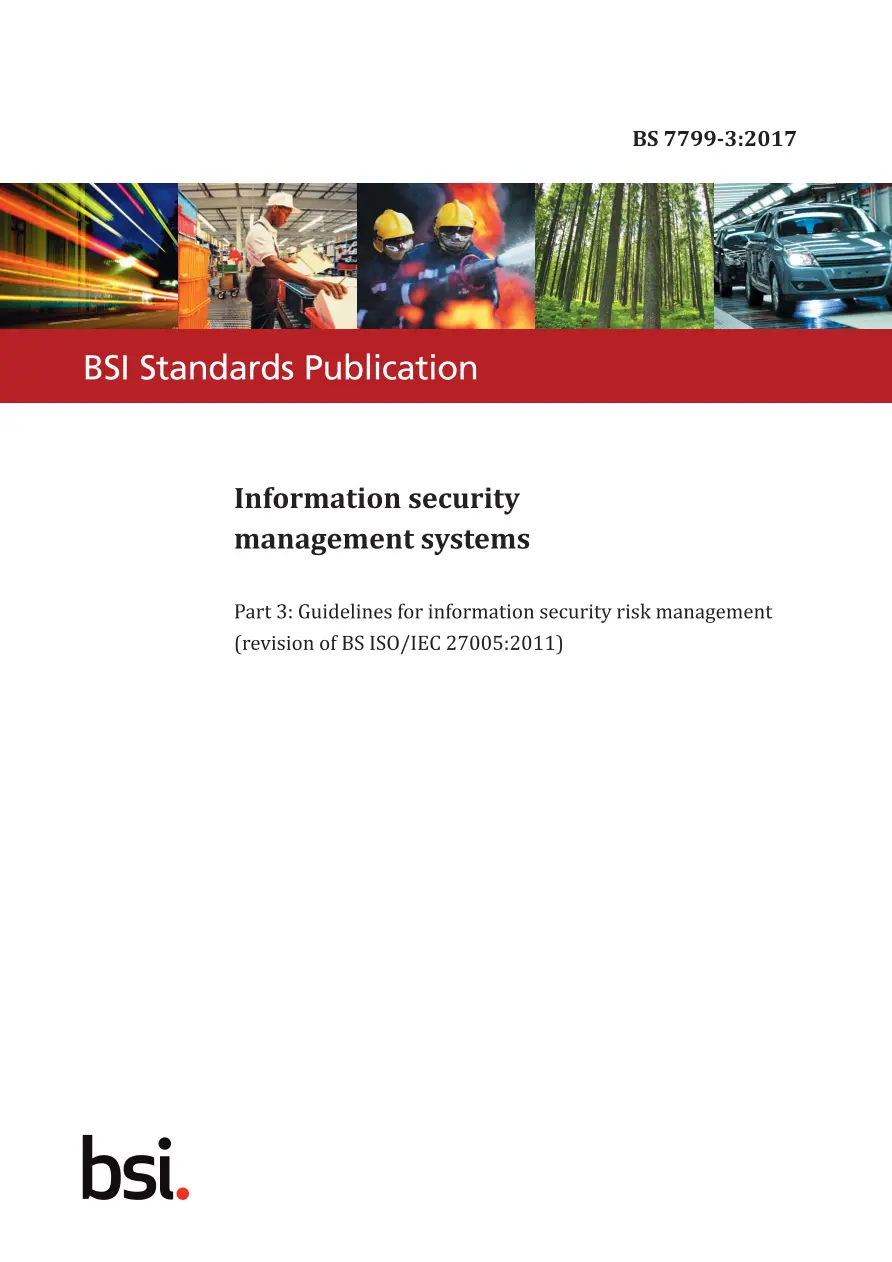 BS 7799-3:2017 BS 7799-3:2017 pdf