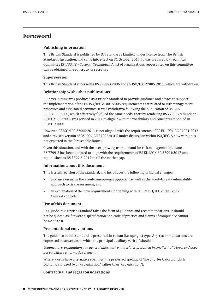 BS 7799-3:2017 BS 7799-3:2017 pdf