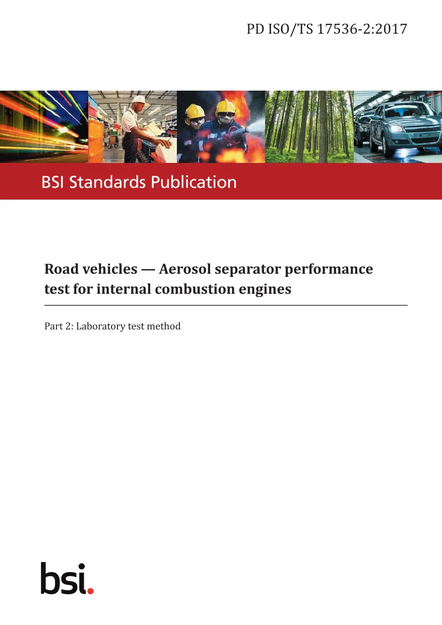 BS PD ISO/TS 17536-2:2017 pdf