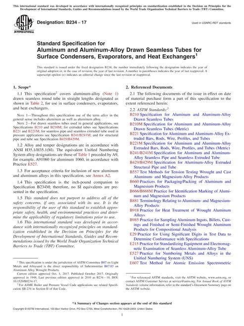 ASTM B234-17 ASTM B234-17 pdf