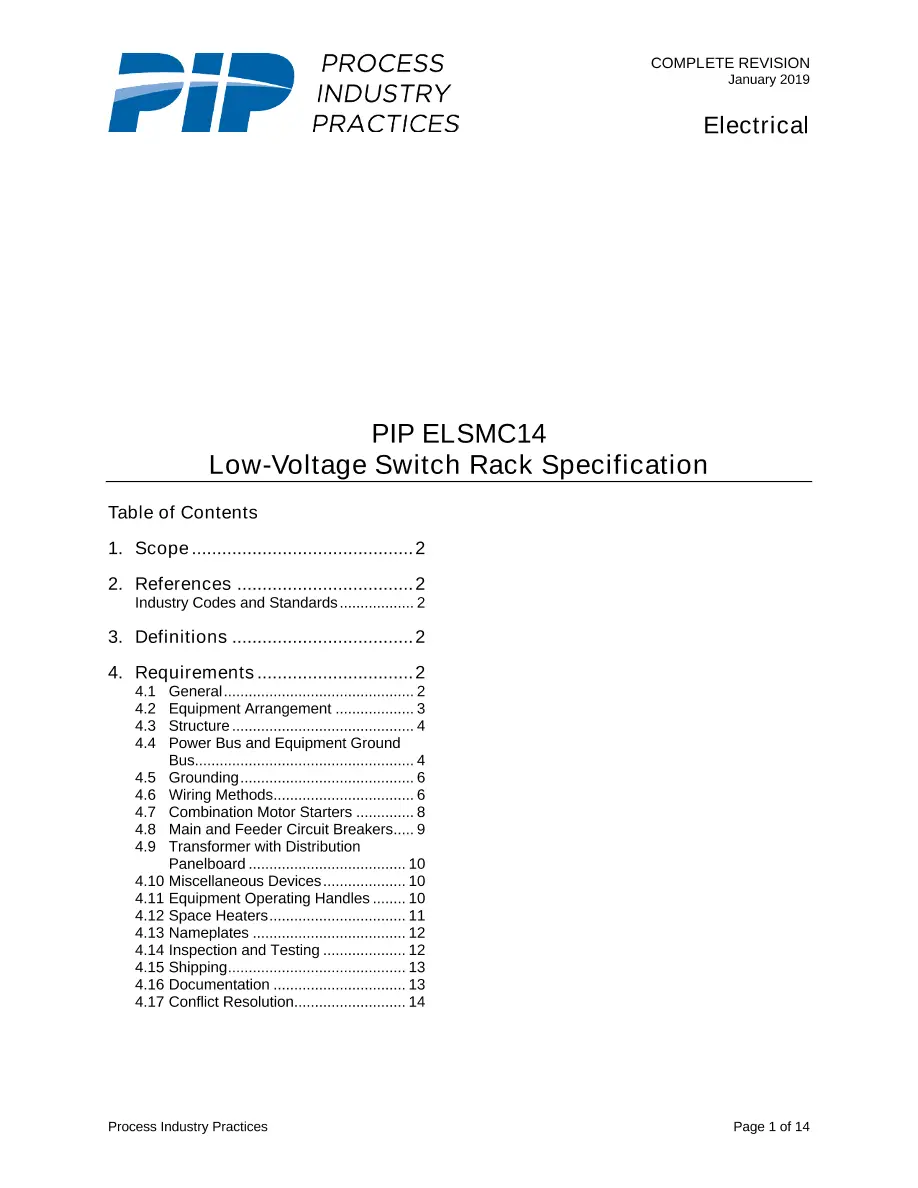 PIP ELSMC14 PIP ELSMC14 pdf
