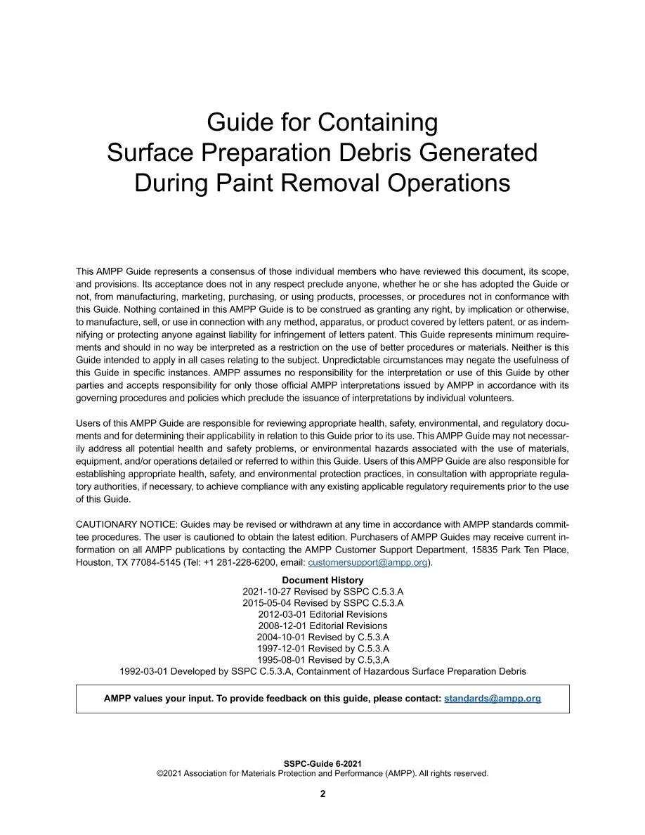 SSPC Guide 6-2021 SSPC Guide 6-2021 pdf