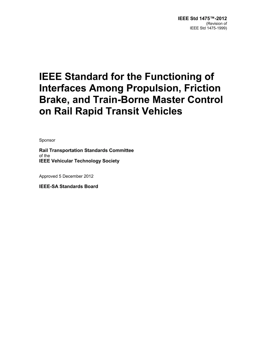 IEEE 1475-2012 IEEE 1475-2012 pdf