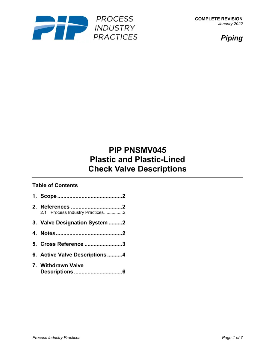 PIP PNSMV045 PIP PNSMV045 pdf