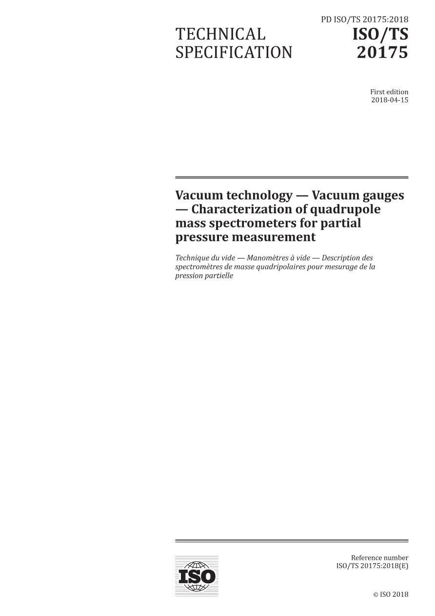 BS PD ISO/TS 20175:2018 BS PD ISO/TS 20175:2018 pdf