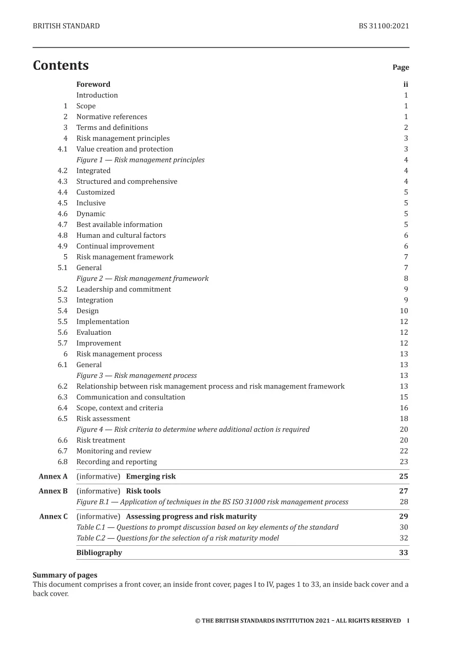 BS 31100:2021 BS 31100:2021 pdf