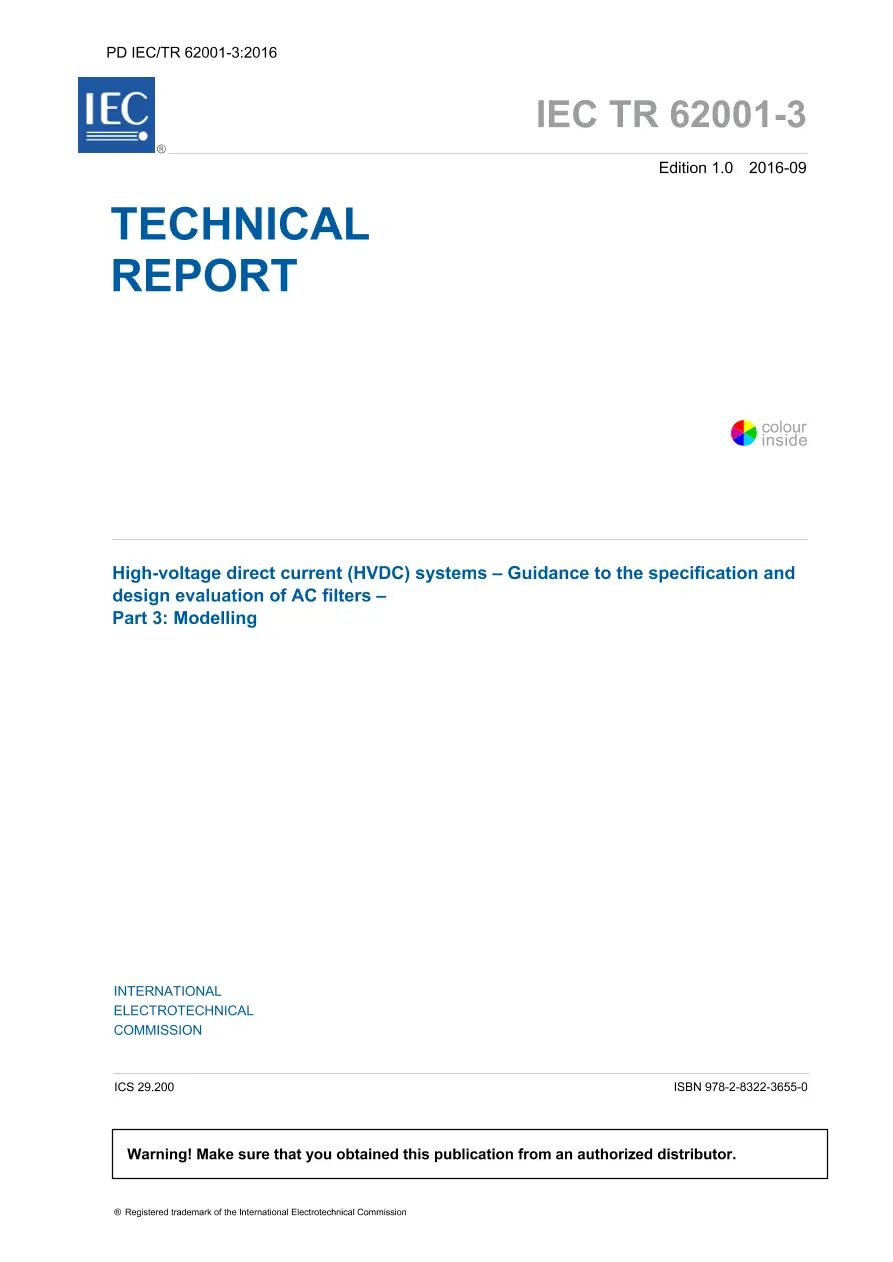 BS PD IEC/TR 62001-3:2016 BS PD IEC/TR 62001-3:2016 pdf