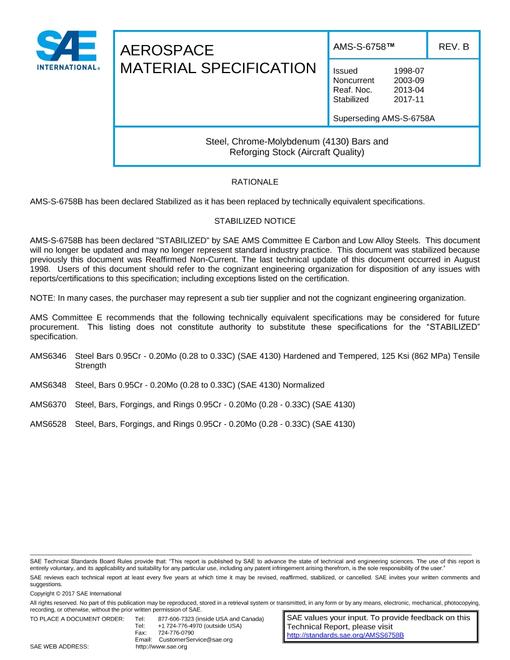 SAE AMSS6758B SAE AMSS6758B pdf