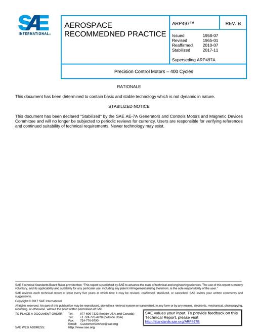 SAE ARP497B SAE ARP497B pdf