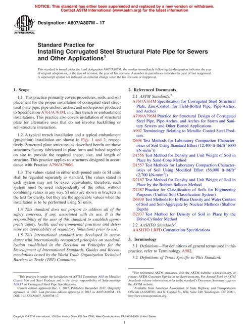 ASTM A807/A807M-17 pdf