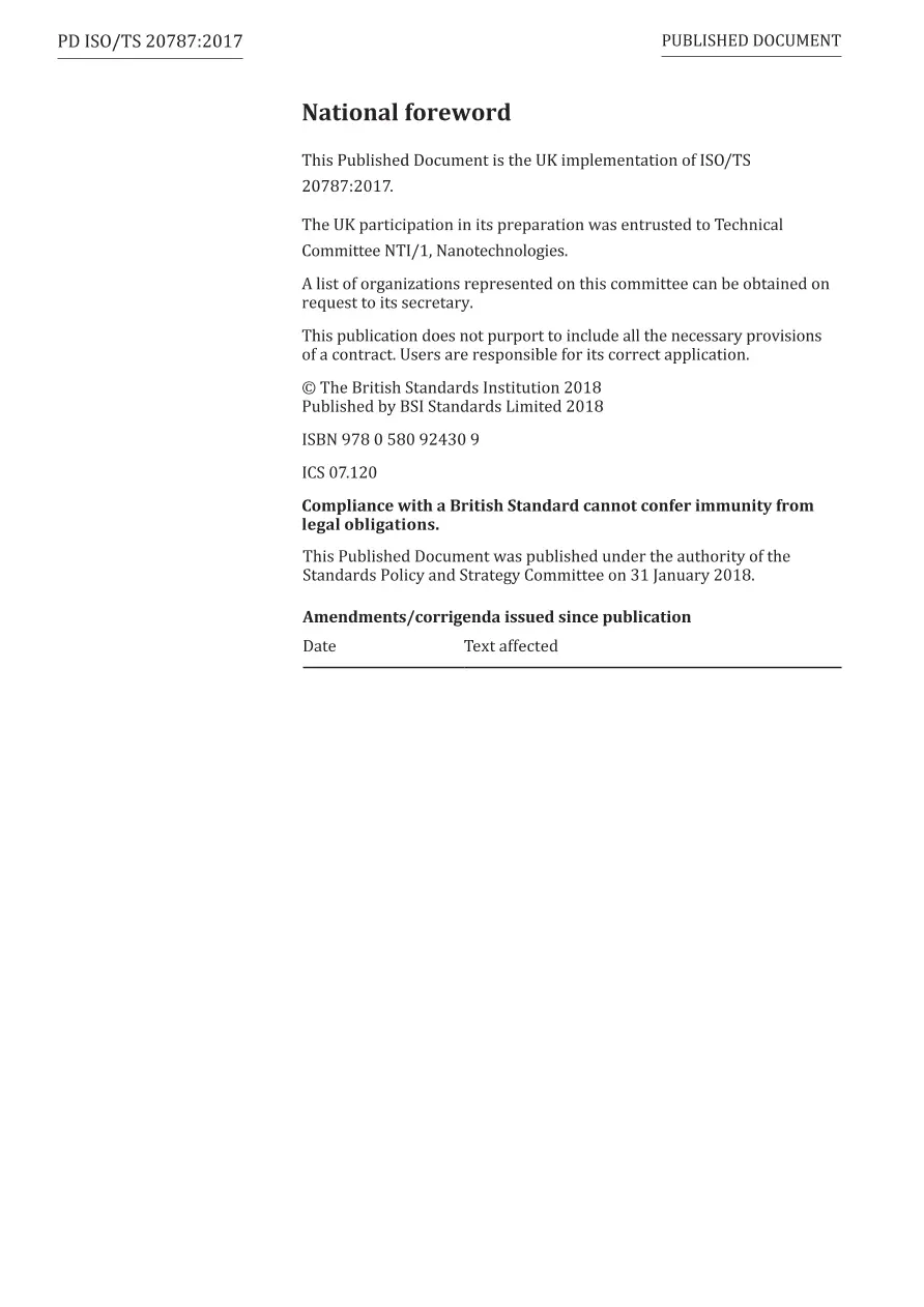 BS PD ISO/TS 20787:2017 BS PD ISO/TS 20787:2017 pdf