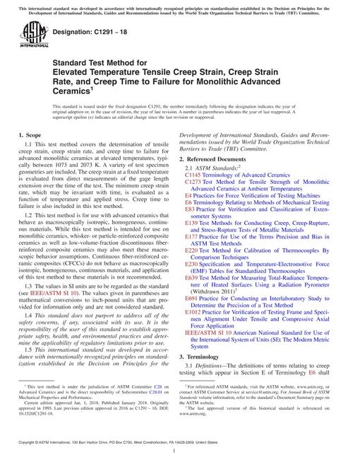 ASTM C1291-18 ASTM C1291-18 pdf