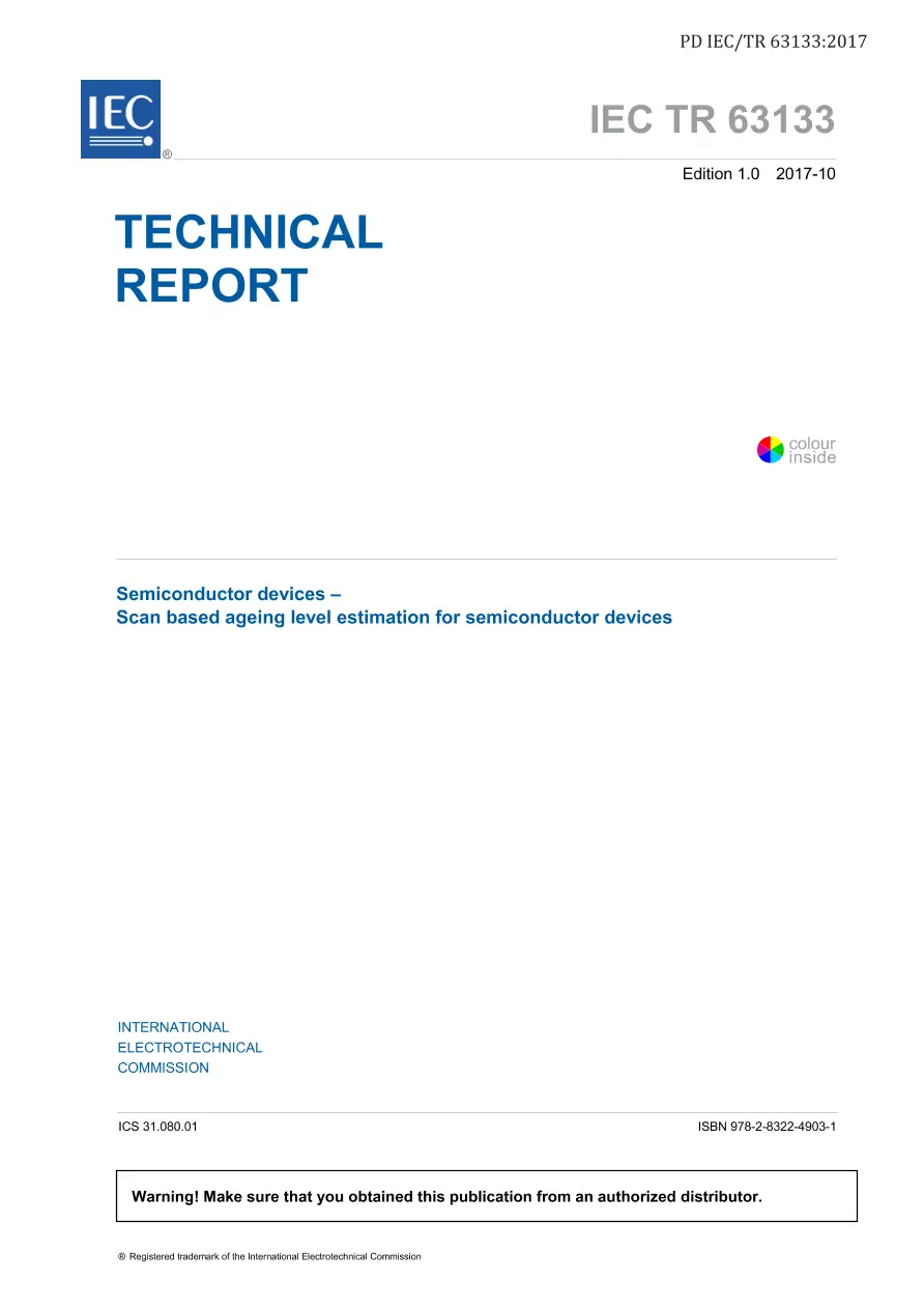 BS PD IEC/TR 63133:2017 BS PD IEC/TR 63133:2017 pdf