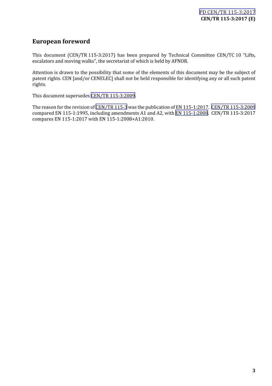 BS PD CEN/TR 115-3:2017 pdf