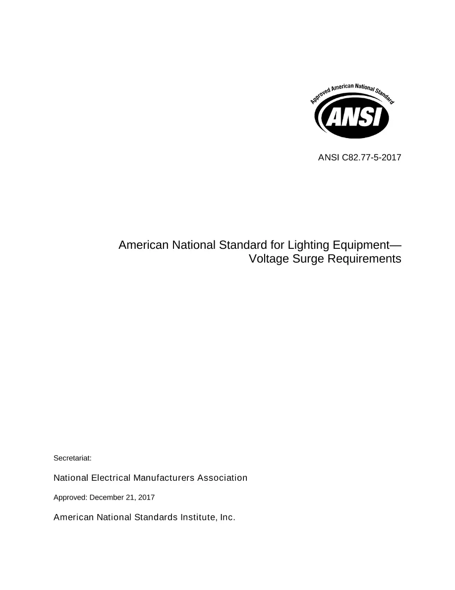 ANSI C82.77-5-2017 ANSI C82.77-5-2017 pdf