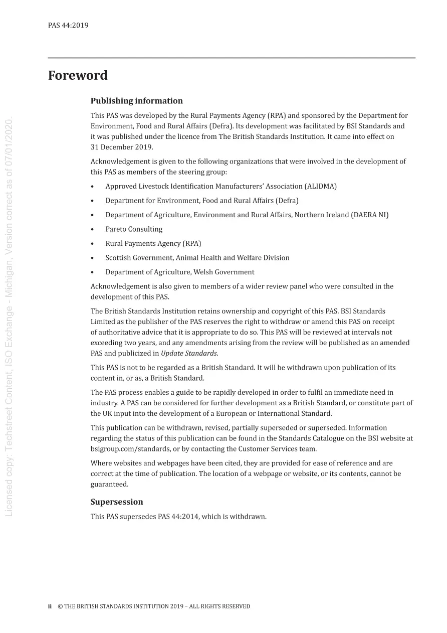 BS PAS 44:2019 BS PAS 44:2019 pdf