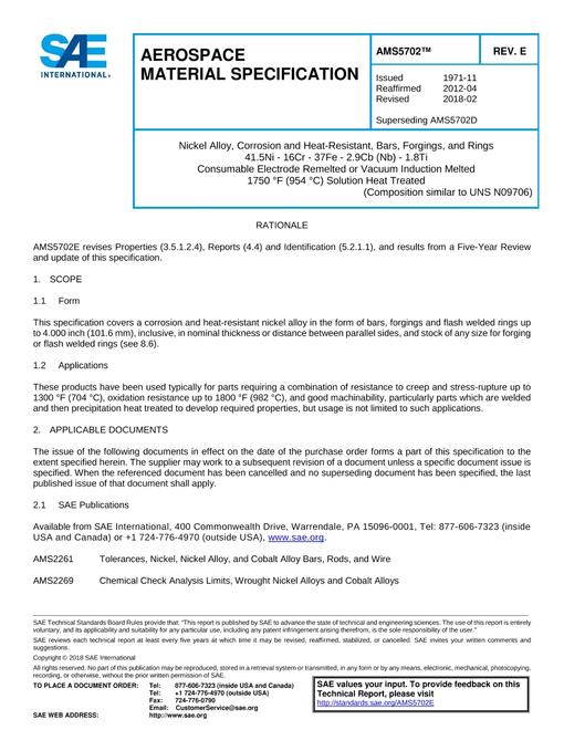 SAE AMS5702E SAE AMS5702E pdf