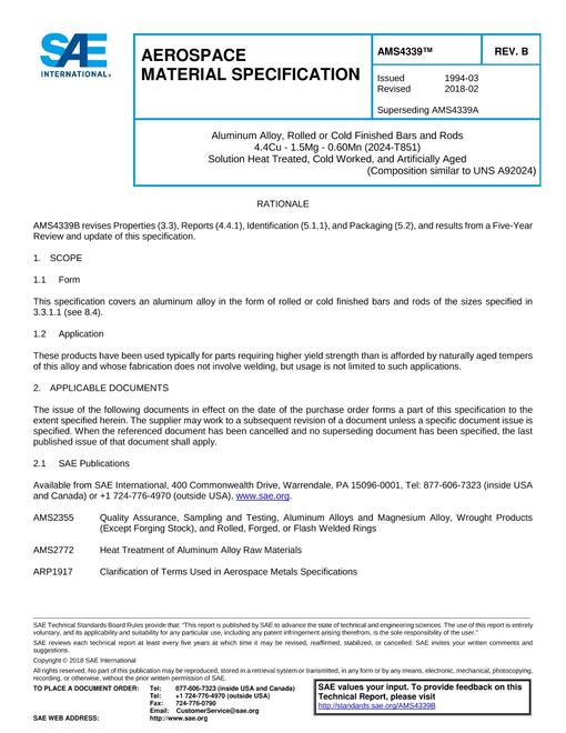 SAE AMS4339B SAE AMS4339B pdf