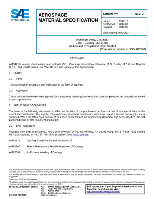 SAE AMS4217J SAE AMS4217J pdf