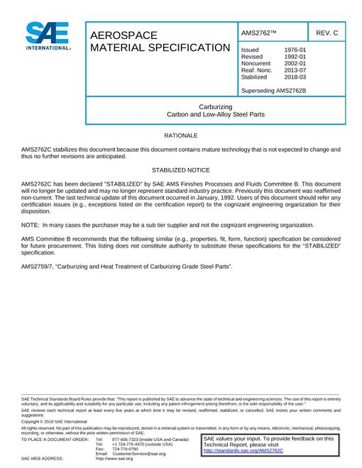SAE AMS2762C SAE AMS2762C pdf