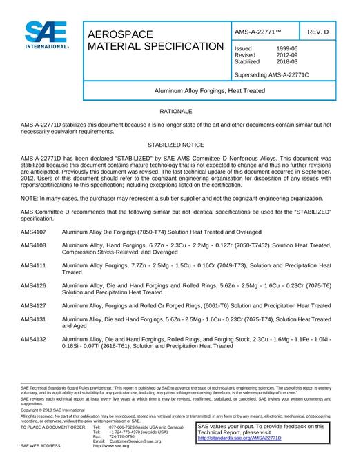 SAE AMSA22771D SAE AMSA22771D pdf