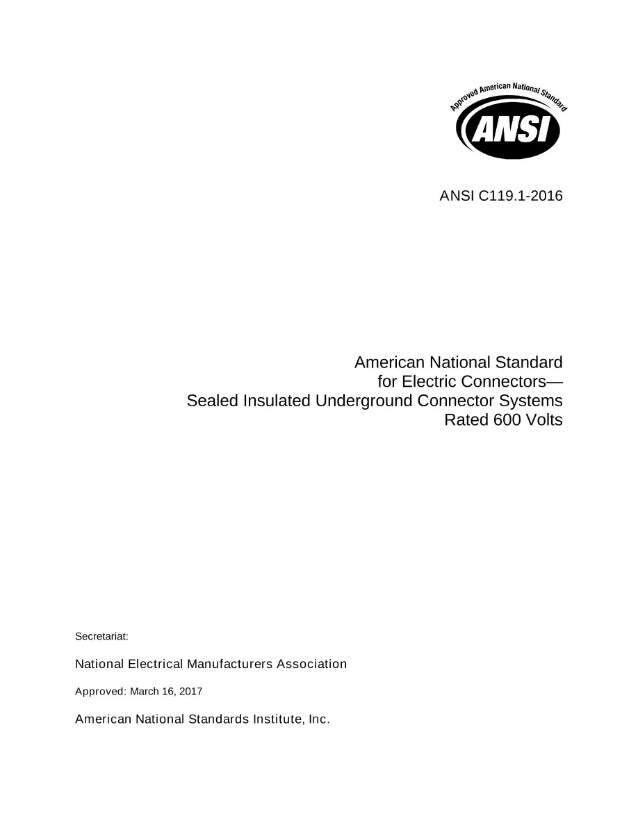 ANSI C119.1-2016 ANSI C119.1-2016 pdf
