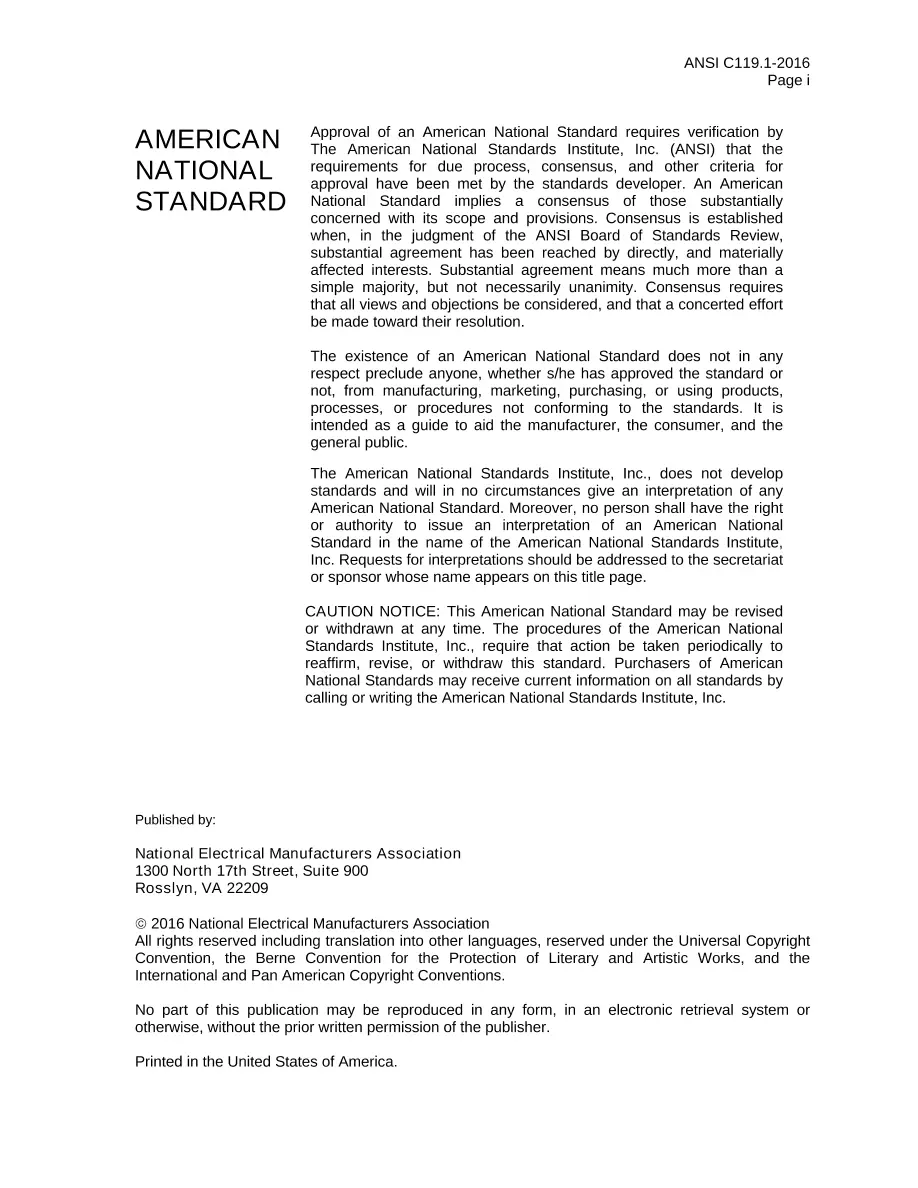 ANSI C119.1-2016 ANSI C119.1-2016 pdf