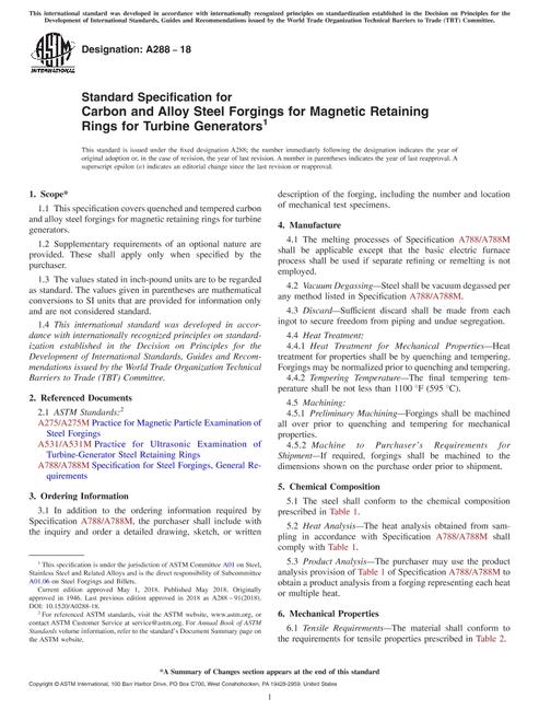 ASTM A288-18 ASTM A288-18 pdf