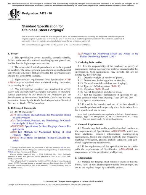 ASTM A473-18 ASTM A473-18 pdf