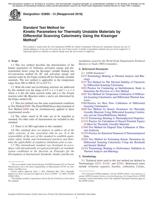 ASTM E2890-12(2018) pdf