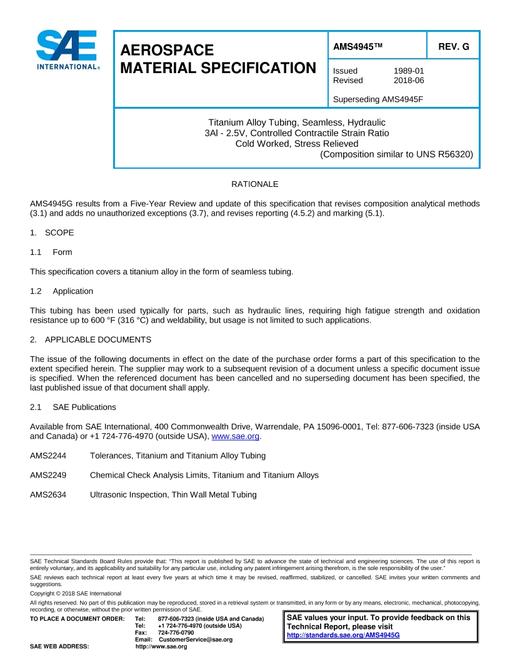 SAE AMS4945G SAE AMS4945G pdf