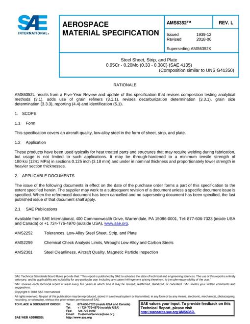 SAE AMS6352L SAE AMS6352L pdf