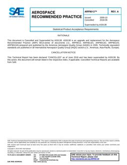 SAE ARP9013A SAE ARP9013A pdf