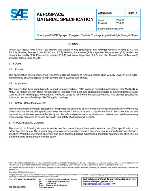 SAE AMS2449A SAE AMS2449A pdf