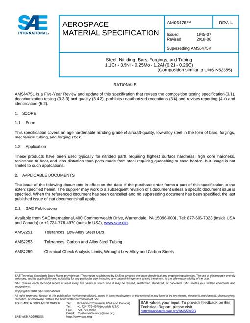 SAE AMS6475L SAE AMS6475L pdf