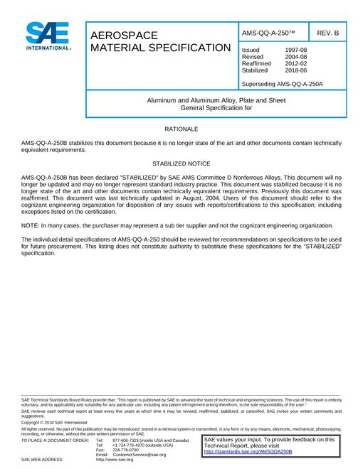 SAE AMSQQA250B SAE AMSQQA250B pdf