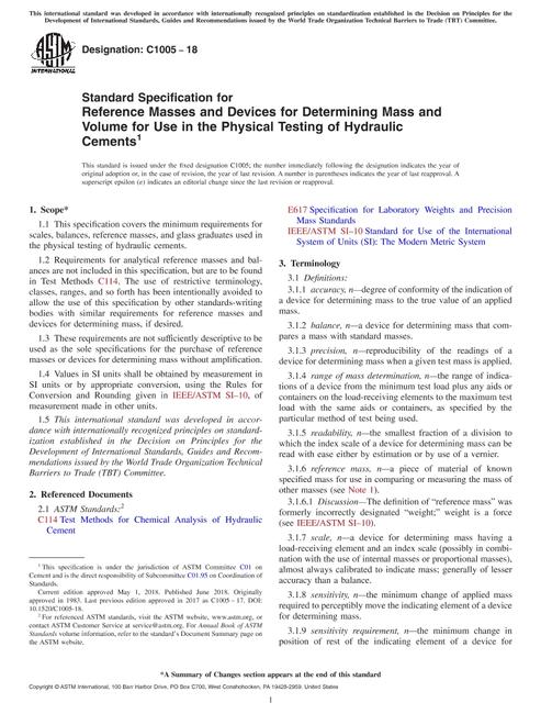 ASTM C1005-18 ASTM C1005-18 pdf