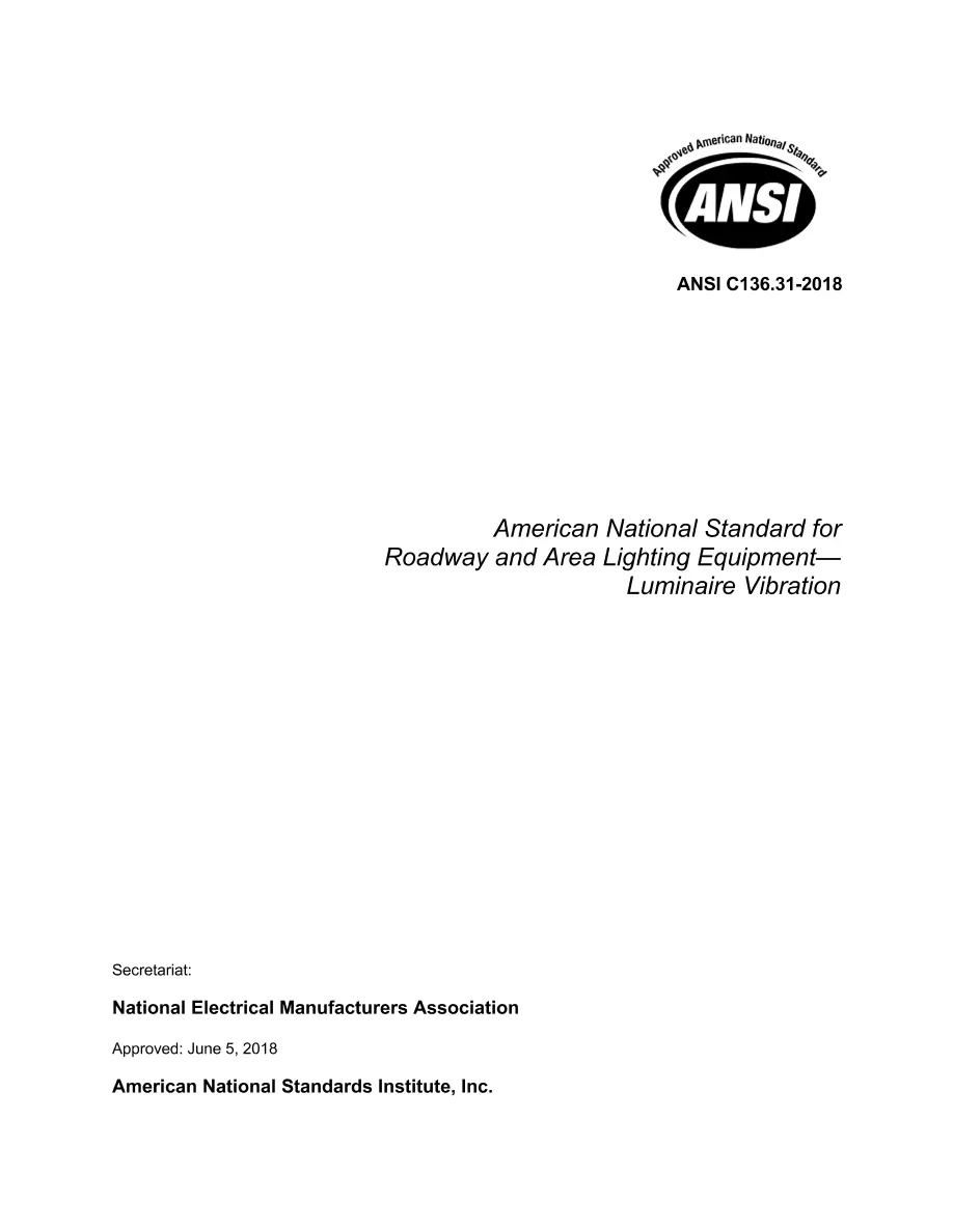 ANSI C136.31-2018 ANSI C136.31-2018 pdf