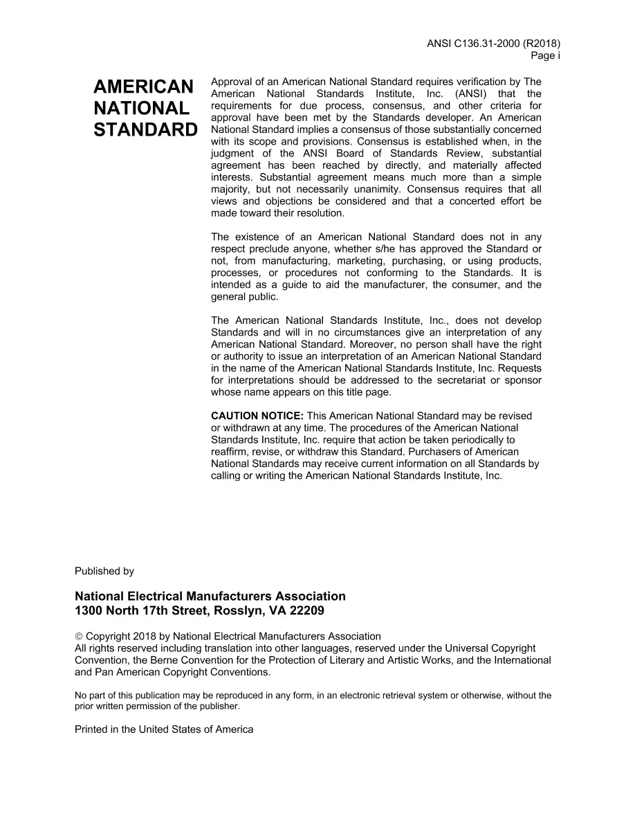 ANSI C136.31-2018 ANSI C136.31-2018 pdf