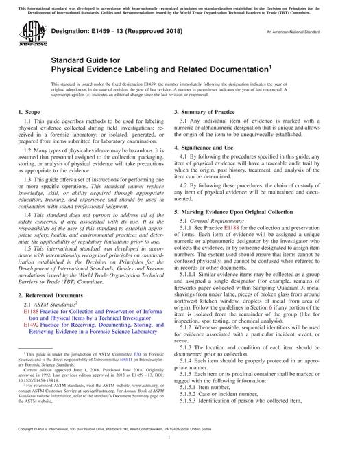 ASTM E1459-13(2018) pdf