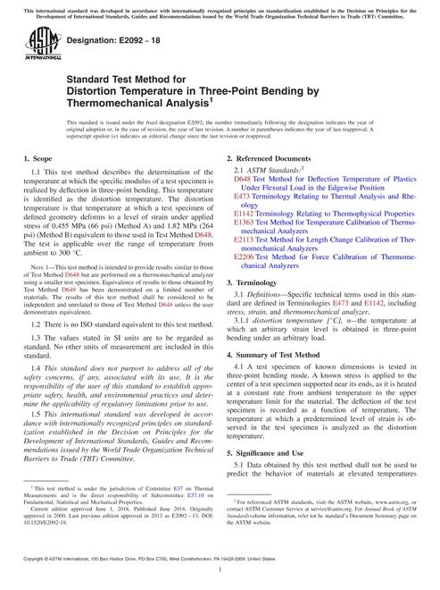 ASTM E2092-18 ASTM E2092-18 pdf