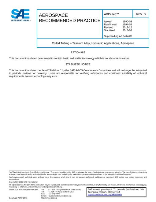 SAE ARP4146D pdf
