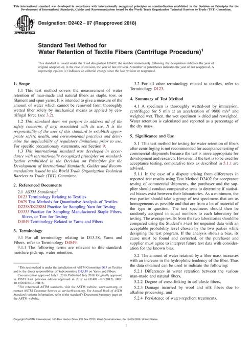 ASTM D2402-07(2018) ASTM D2402-07(2018) pdf