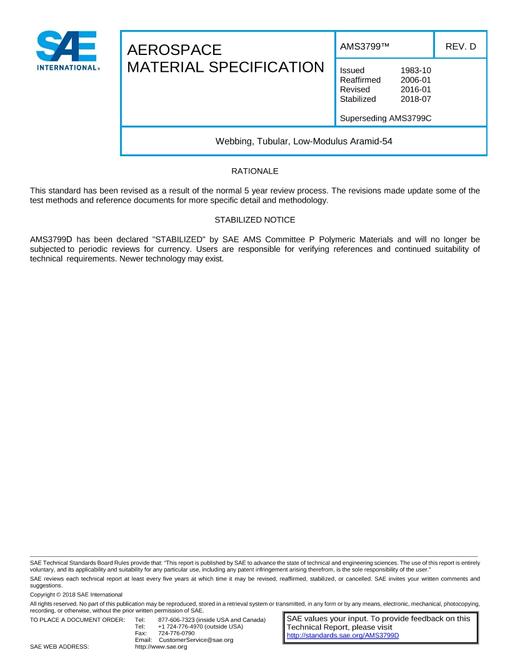 SAE AMS3799D pdf